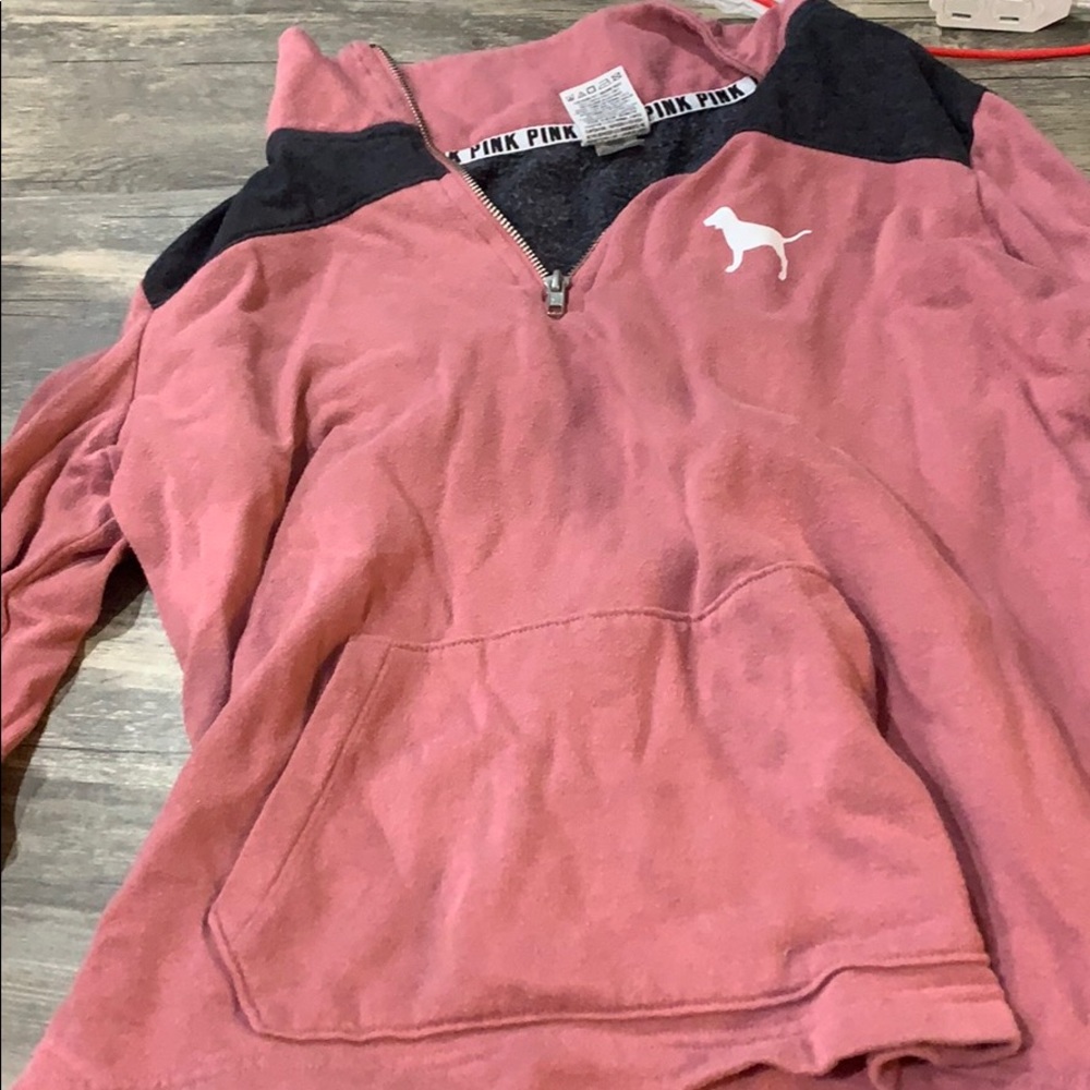 Pink zip up